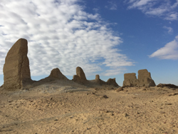 エジプト　砂漠の遺跡
