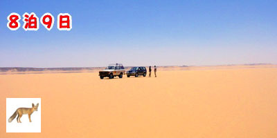 個人旅行で行く秘境の砂漠ツアー